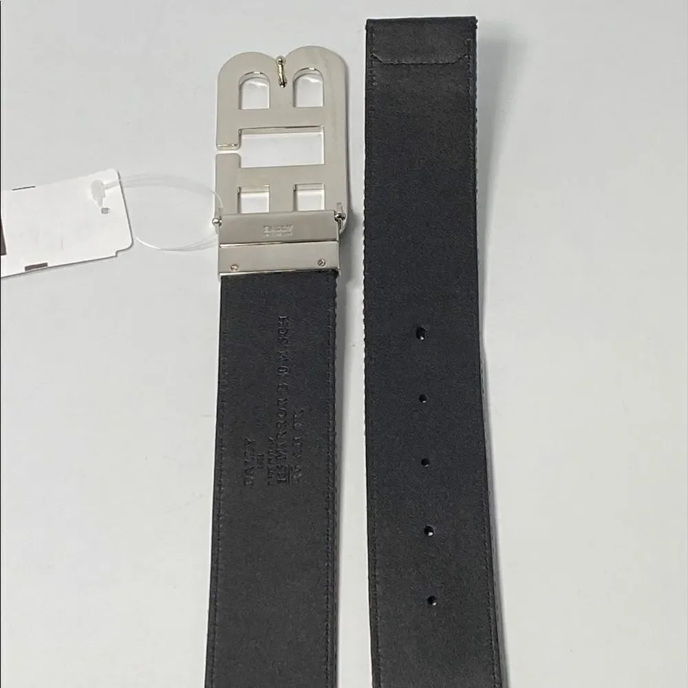 Bally Mirror B Buckle Reversible Belt size 115/46